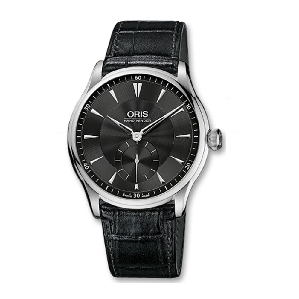 Oris Artelier Black Guilloche Dial 39675804054LS