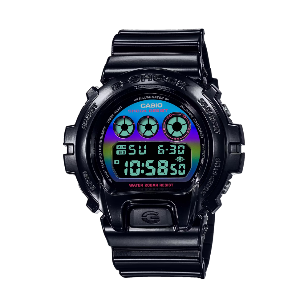 Casio G-Shock Virtual Rainbow Digital Series DW-6900RGB-1DR