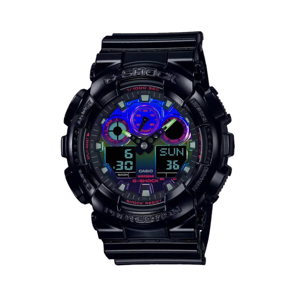 Casio G-Shock Virtual Rainbow GA-100RGB-1ADR Watch